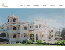 Tablet Screenshot of chandrahillresort.com